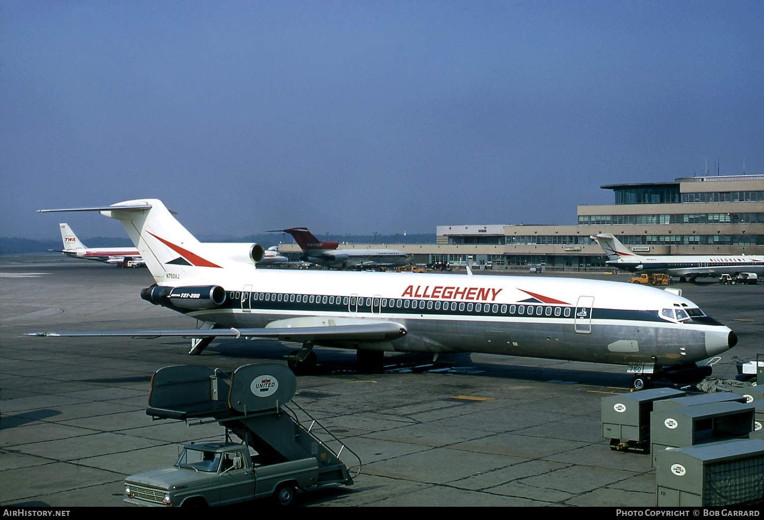 Aircraft Photo of N750VJ | Boeing 727-2B7 | Allegheny Airlines | AirHistory.net #35611