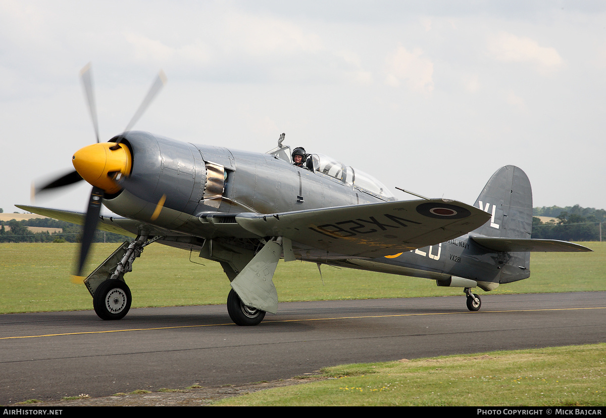 Aircraft Photo of G-RNHF / VX281 | Hawker Sea Fury T20 | UK - Navy | AirHistory.net #35618