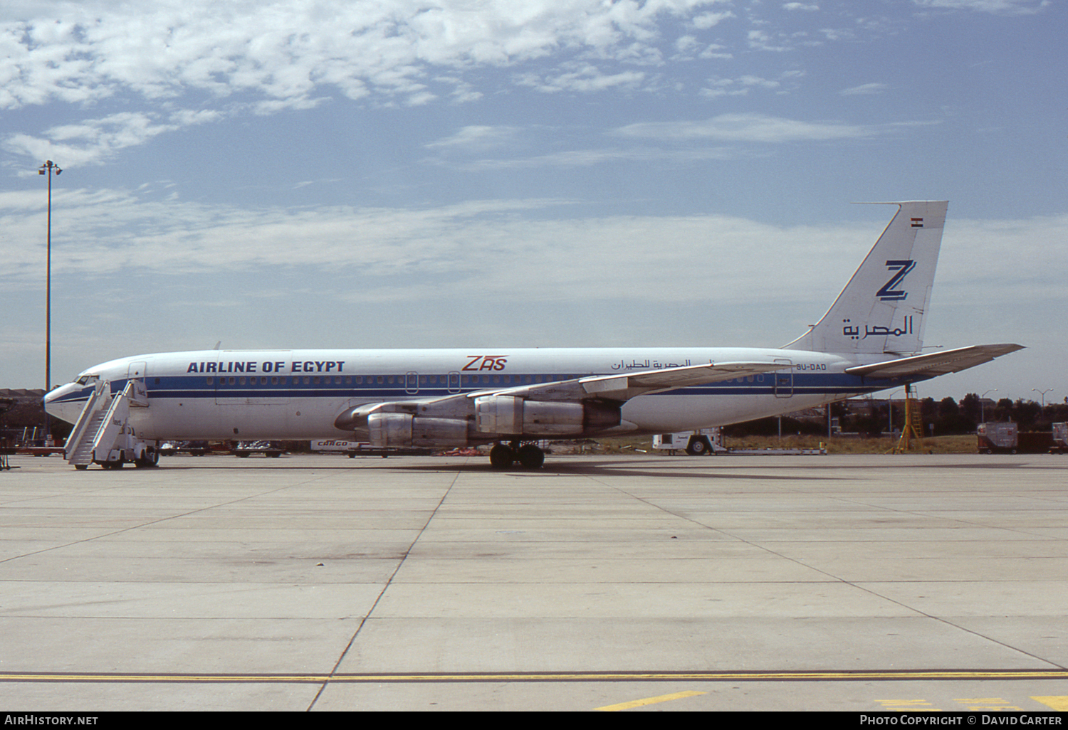 Aircraft Photo of SU-DAD | Boeing 707-336C | ZAS Airline of Egypt | AirHistory.net #35660