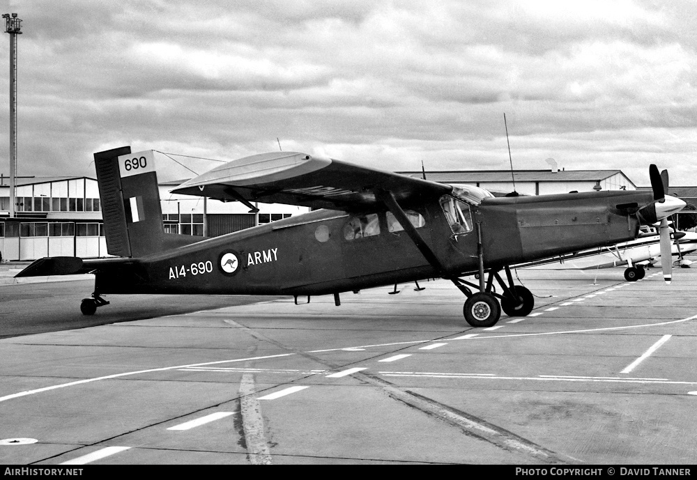 Aircraft Photo of A14-690 | Pilatus PC-6/B1-H2 Turbo Porter | Australia - Army | AirHistory.net #35667