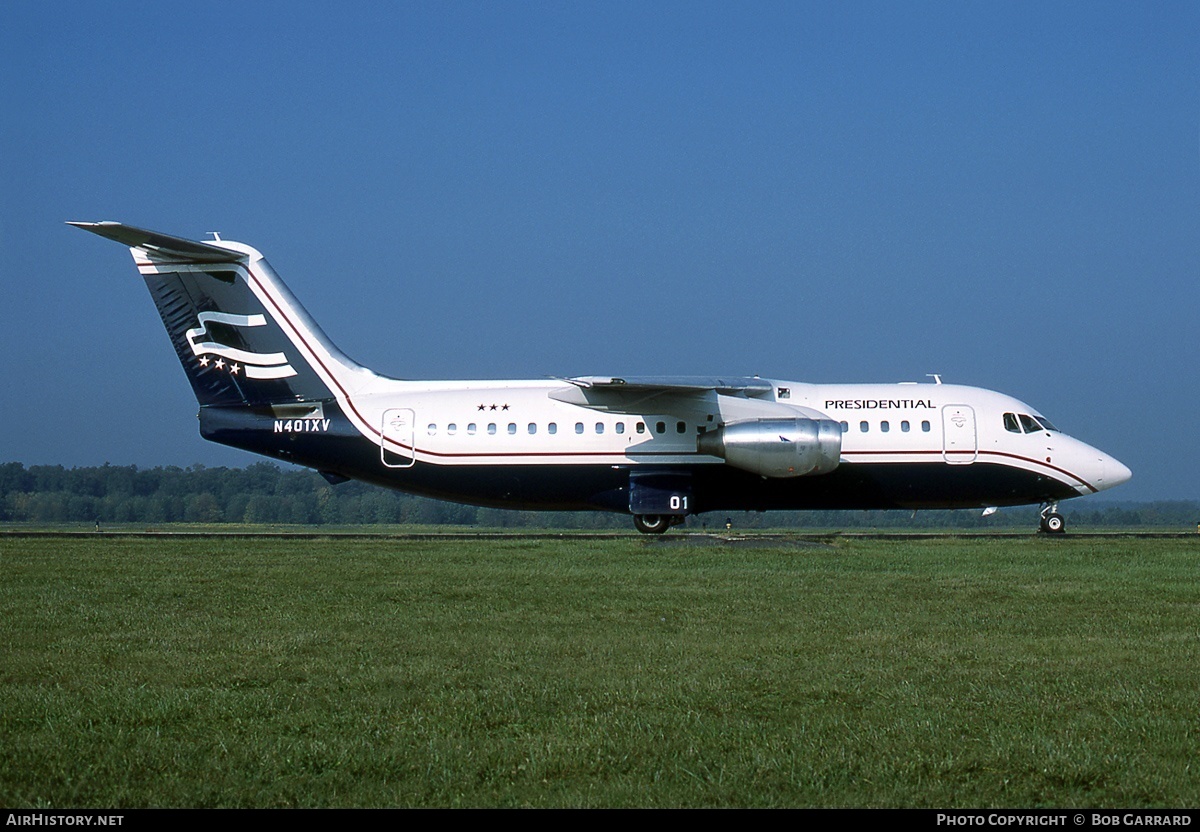 Aircraft Photo of N401XV | British Aerospace BAe-146-200A | Presidential Airways | AirHistory.net #35679