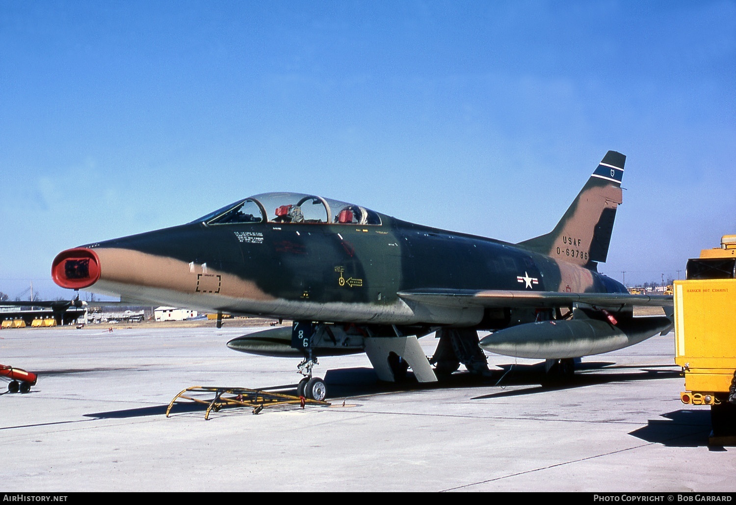 Aircraft Photo of 56-3786 / 0-63786 | North American F-100F Super Sabre | USA - Air Force | AirHistory.net #35691