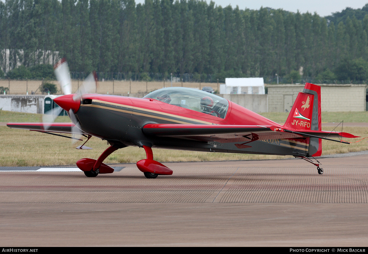 Aircraft Photo of JY-RFD | Extra EA-300L | Royal Jordanian Falcons | AirHistory.net #35694