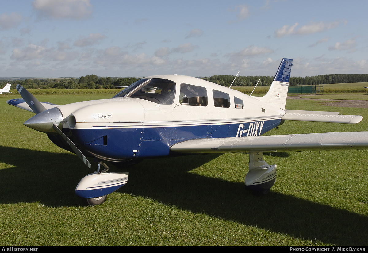 Aircraft Photo of G-DIXY | Piper PA-28-181 Archer III | AirHistory.net #35704