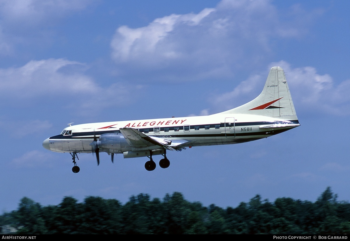 Aircraft Photo of N5811 | Convair 580 | Allegheny Airlines | AirHistory.net #35712