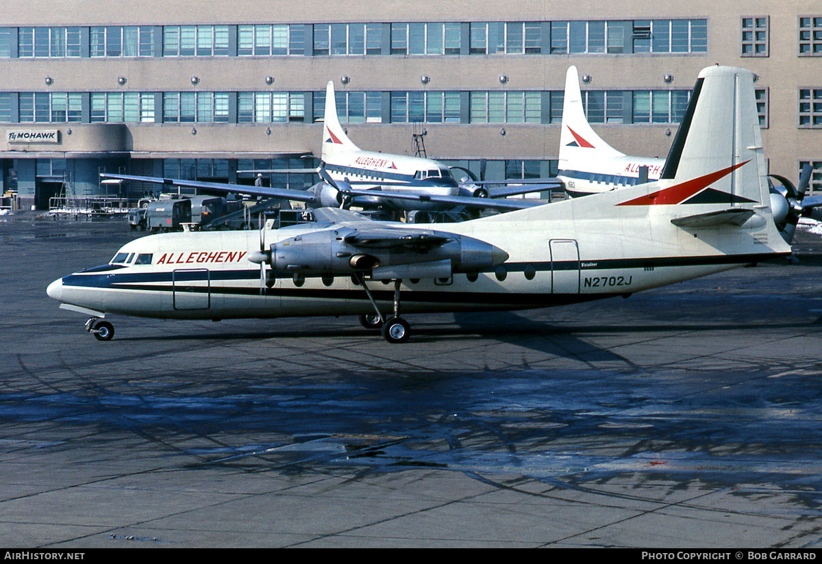 Aircraft Photo of N2702J | Fairchild F-27J | Allegheny Airlines | AirHistory.net #35729