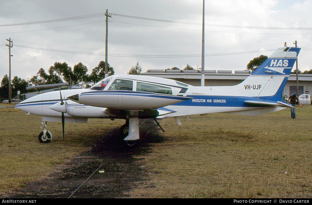 Aircraft Photo of VH-UJF | Cessna 310R | Hazelton Air Services - HAS | AirHistory.net #35806