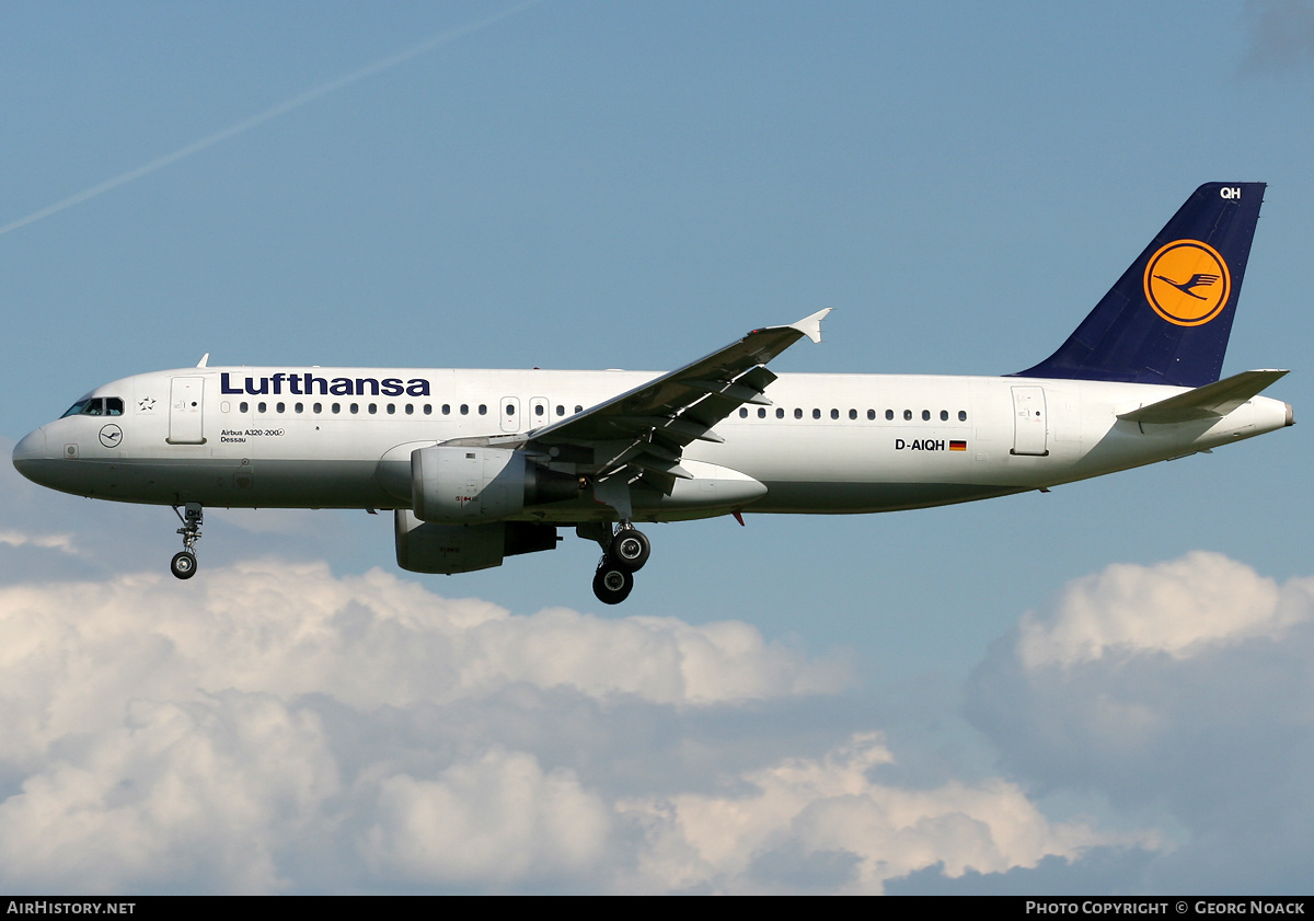 Aircraft Photo of D-AIQH | Airbus A320-211 | Lufthansa | AirHistory.net #35810