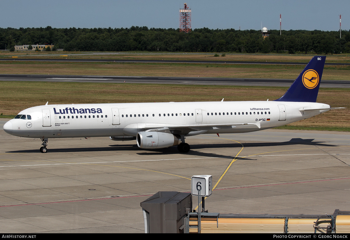 Aircraft Photo of D-AISC | Airbus A321-231 | Lufthansa | AirHistory.net #35824