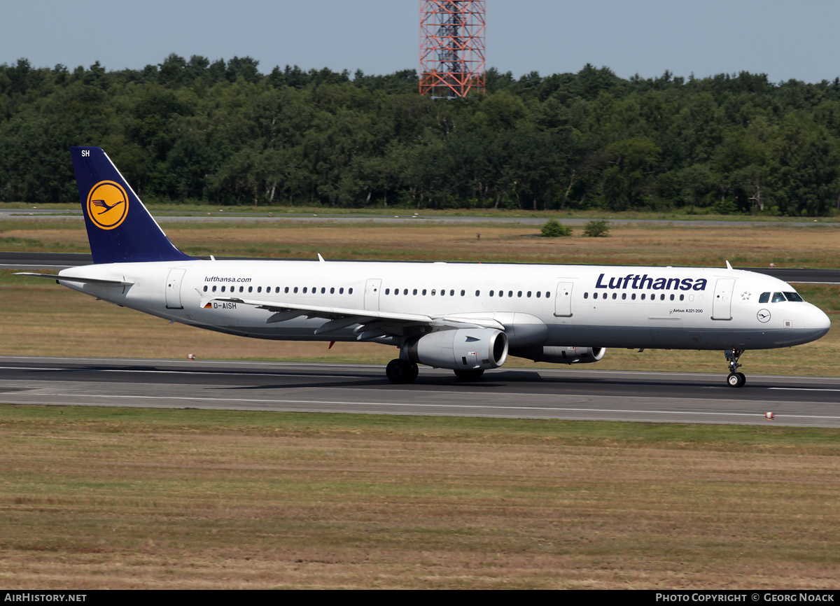 Aircraft Photo of D-AISH | Airbus A321-231 | Lufthansa | AirHistory.net #35828