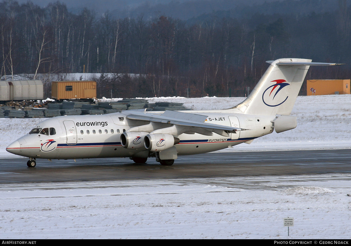 Aircraft Photo of D-AJET | British Aerospace BAe-146-200 | Eurowings | AirHistory.net #35842