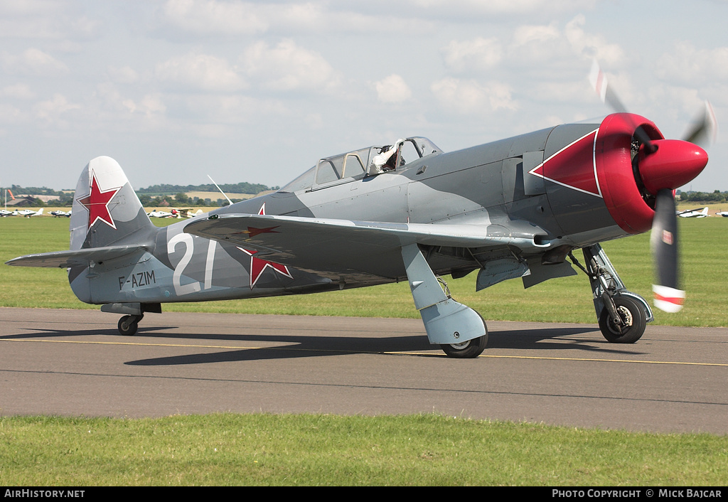 Aircraft Photo of F-AZIM / 27 white | Yakovlev Yak-3U | Soviet Union - Air Force | AirHistory.net #35847