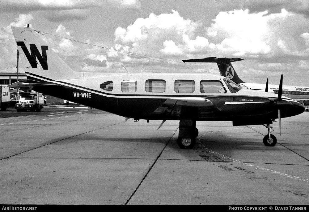 VH-WHE, Piper PA-31-310 Navajo, Private, Stirling Day