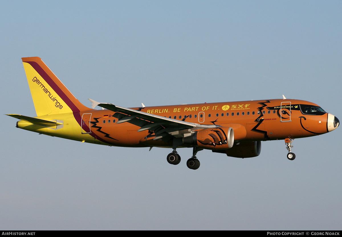 Aircraft Photo of D-AKNO | Airbus A319-112 | Germanwings | AirHistory.net #35878