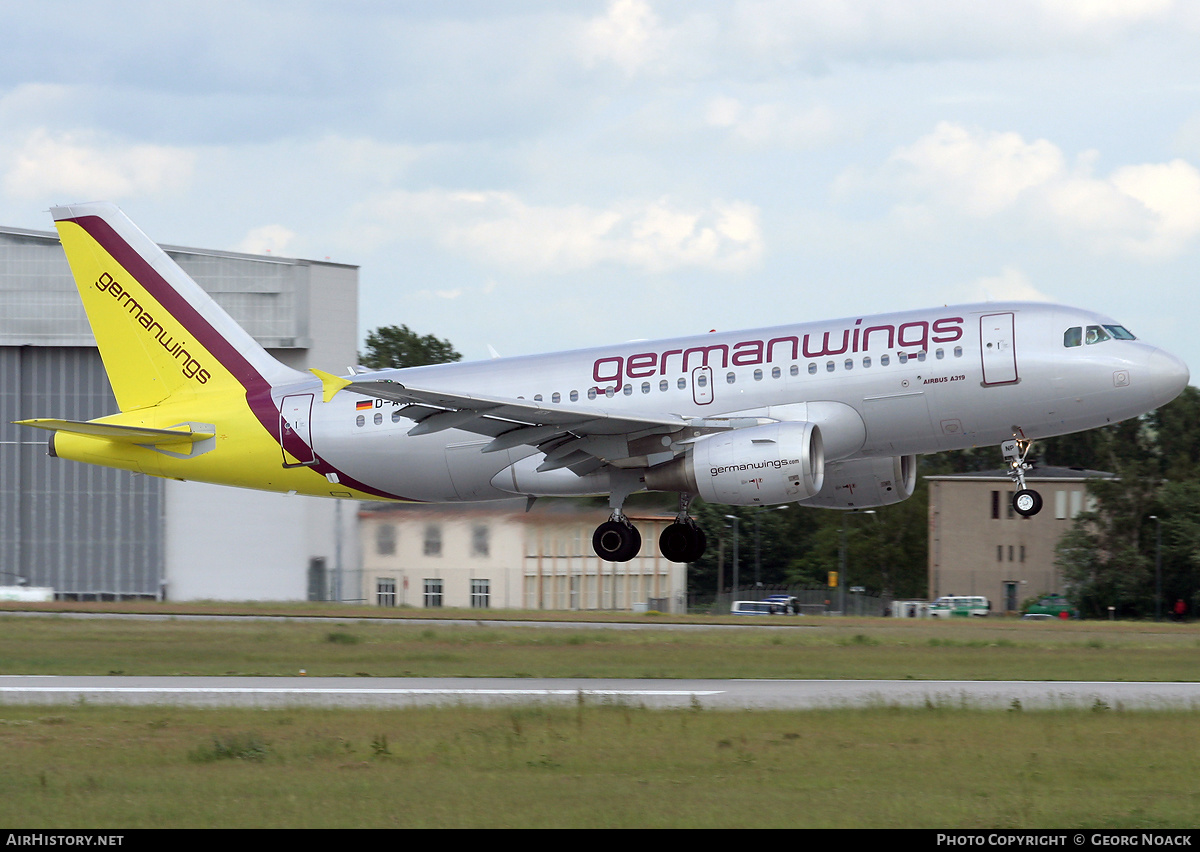 Aircraft Photo of D-AKNP | Airbus A319-112 | Germanwings | AirHistory.net #35881