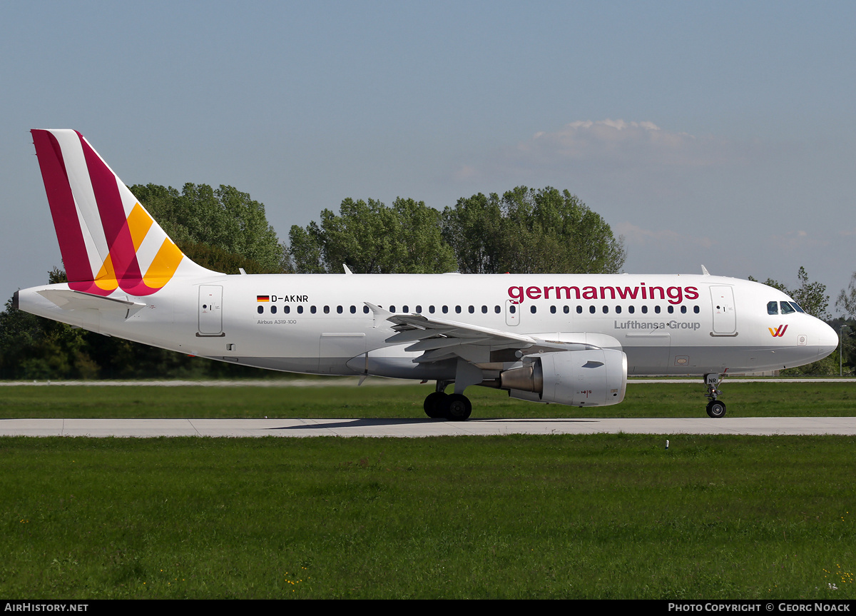 Aircraft Photo of D-AKNR | Airbus A319-112 | Germanwings | AirHistory.net #35885