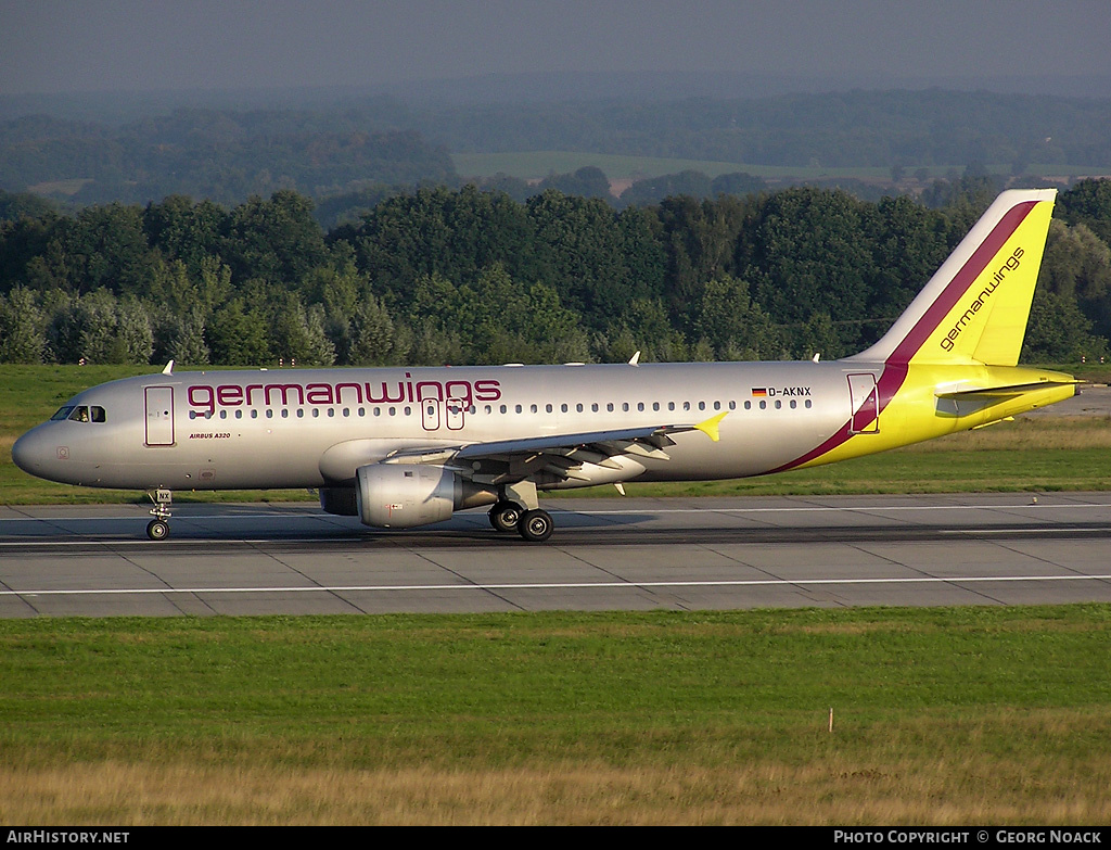 Aircraft Photo of D-AKNX | Airbus A320-212 | Germanwings | AirHistory.net #35922