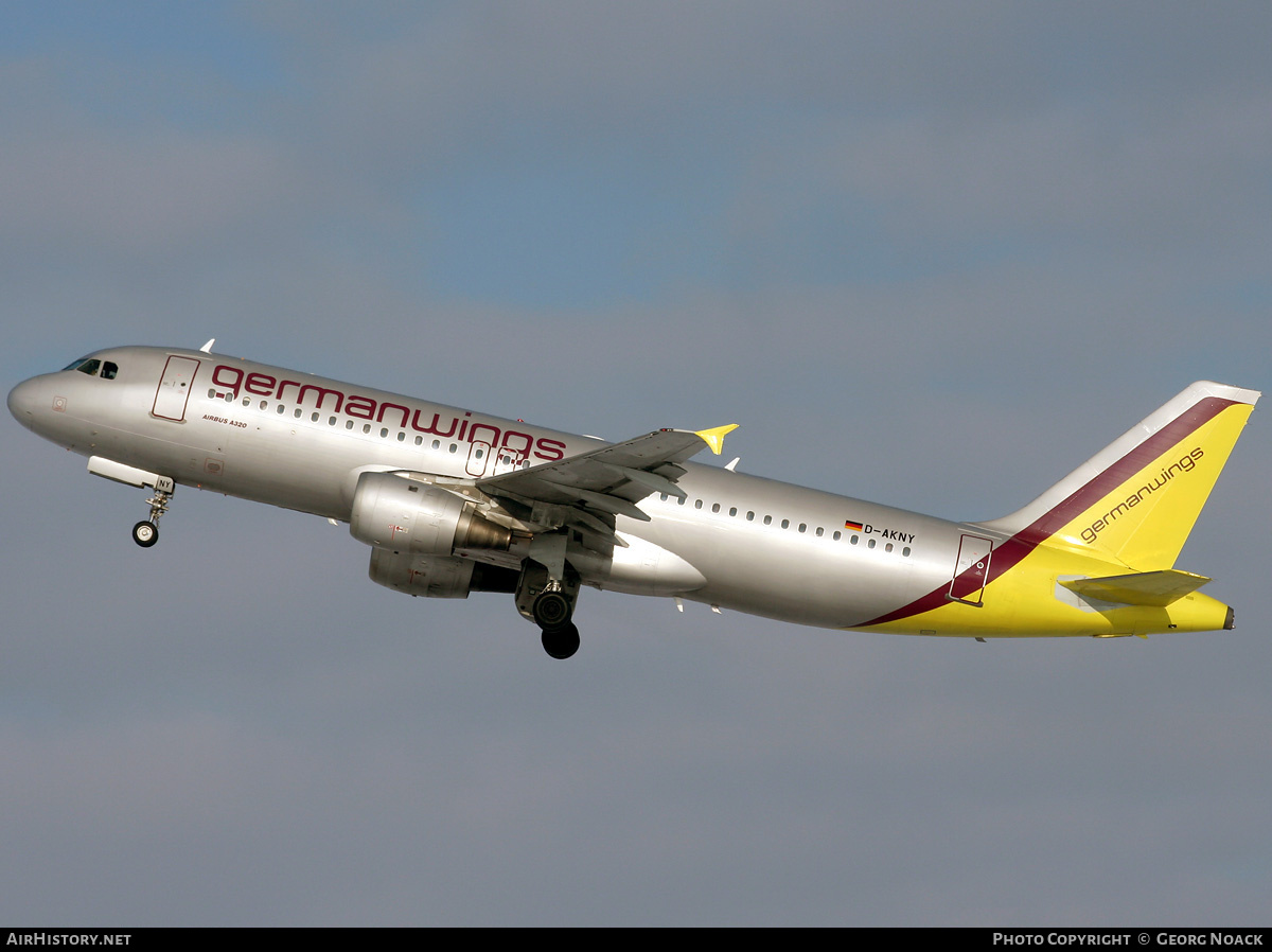 Aircraft Photo of D-AKNY | Airbus A320-212 | Germanwings | AirHistory.net #35925