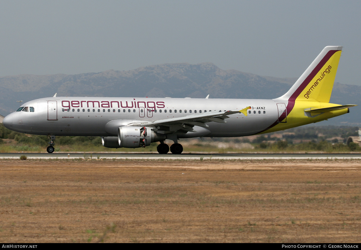 Aircraft Photo of D-AKNZ | Airbus A320-212 | Germanwings | AirHistory.net #35927