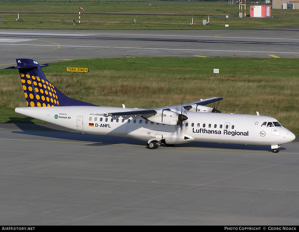 Aircraft Photo of D-ANFL | ATR ATR-72-500 (ATR-72-212A) | Lufthansa Regional | AirHistory.net #35985