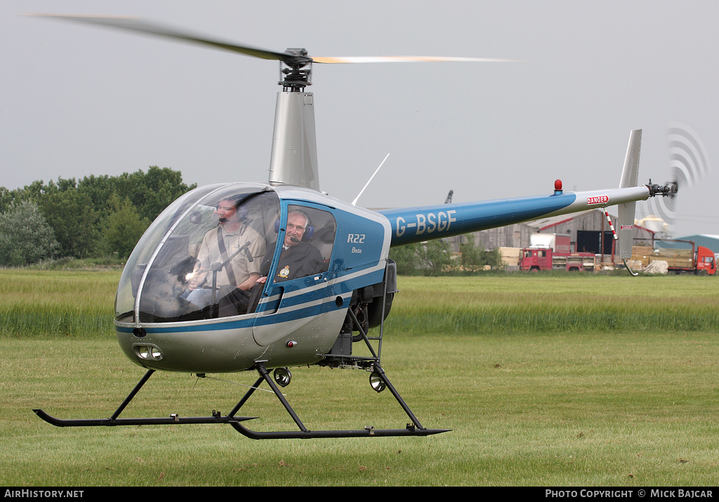 Aircraft Photo of G-BSGF | Robinson R-22 Beta | AirHistory.net #35991