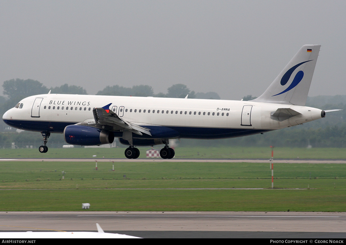 Aircraft Photo of D-ANNA | Airbus A320-232 | Blue Wings | AirHistory.net #36001