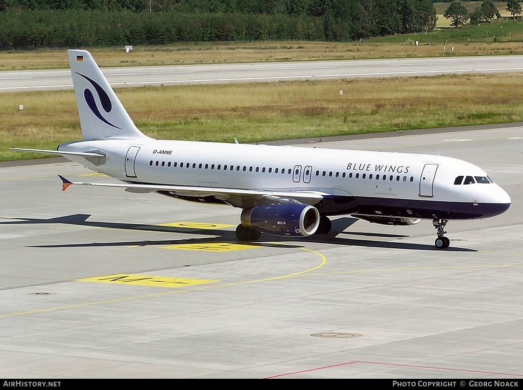 Aircraft Photo of D-ANNE | Airbus A320-232 | Blue Wings | AirHistory.net #36003