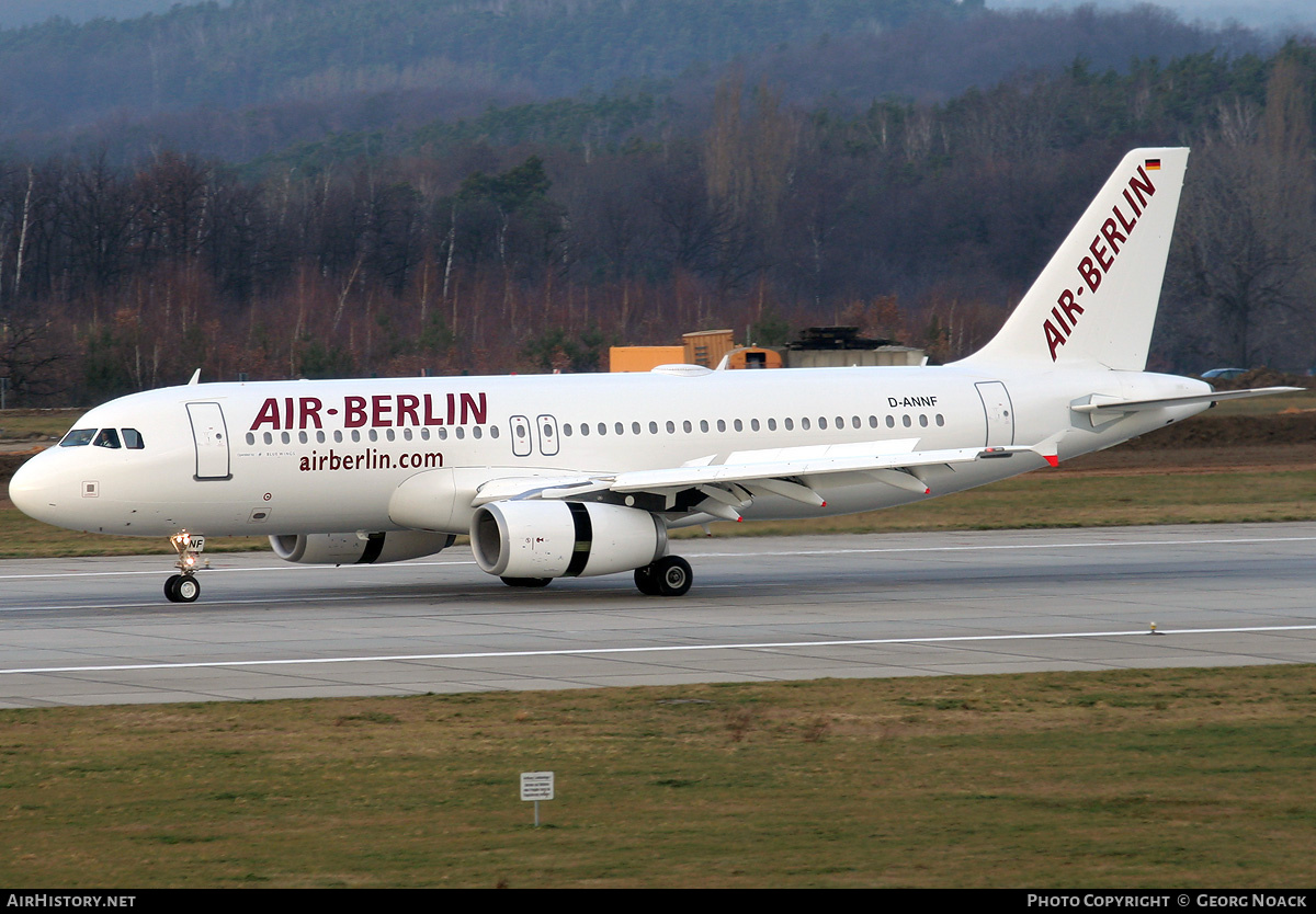 Aircraft Photo of D-ANNF | Airbus A320-232 | Air Berlin | AirHistory.net #36004