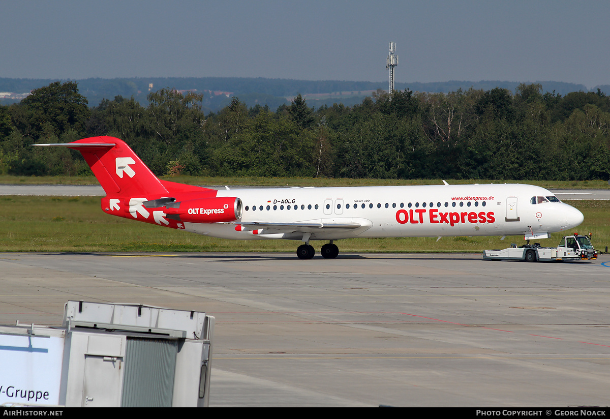 Aircraft Photo of D-AOLG | Fokker 100 (F28-0100) | OLT Express - Ostfriesische Lufttransport | AirHistory.net #36009