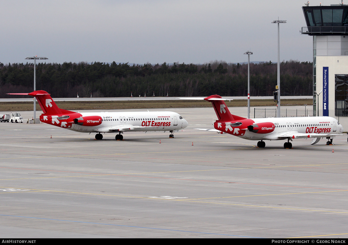 Aircraft Photo of D-AOLG | Fokker 100 (F28-0100) | OLT Express - Ostfriesische Lufttransport | AirHistory.net #36010