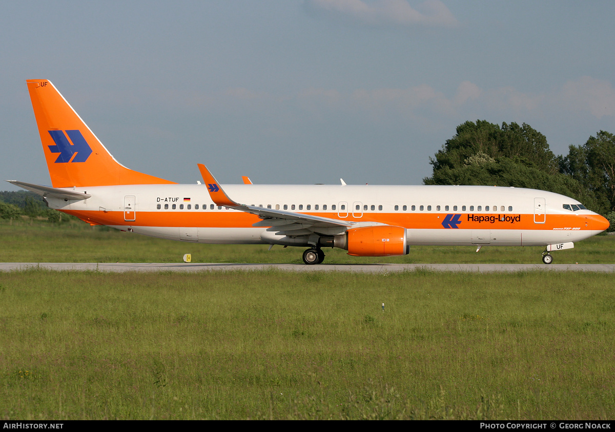 Aircraft Photo of D-ATUF | Boeing 737-8K5 | Hapag-Lloyd | AirHistory.net #36023