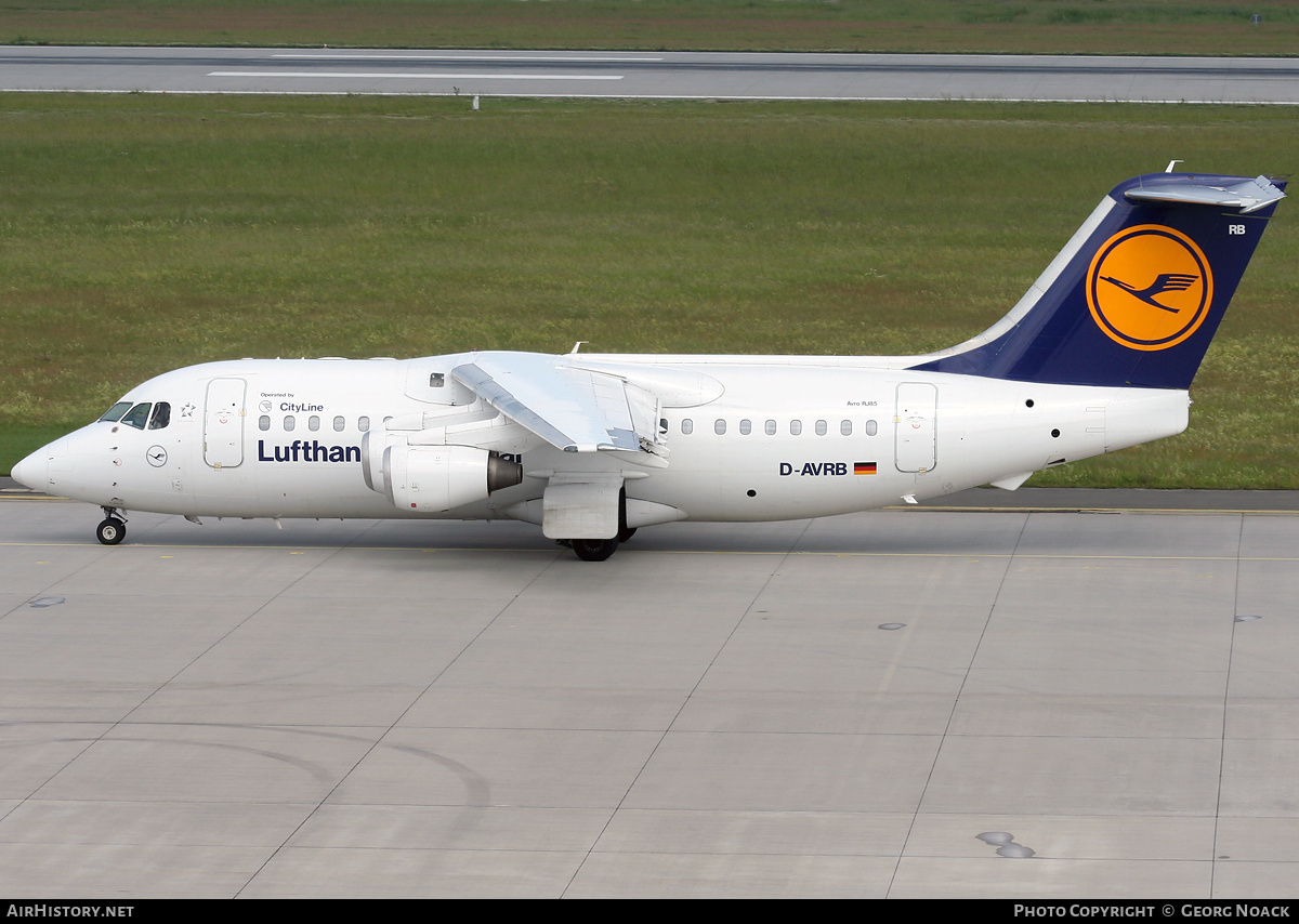Aircraft Photo of D-AVRB | British Aerospace Avro 146-RJ85 | Lufthansa Regional | AirHistory.net #36027
