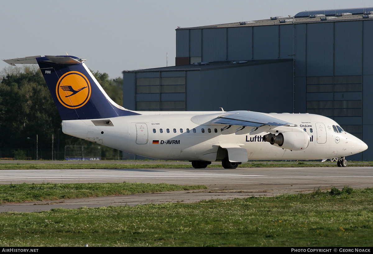 Aircraft Photo of D-AVRM | British Aerospace Avro 146-RJ85 | Lufthansa Regional | AirHistory.net #36043