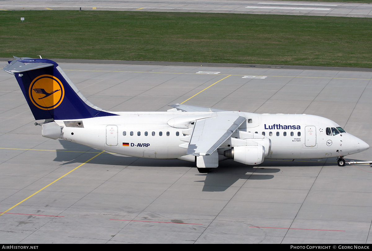 Aircraft Photo of D-AVRP | British Aerospace Avro 146-RJ85 | Lufthansa | AirHistory.net #36047