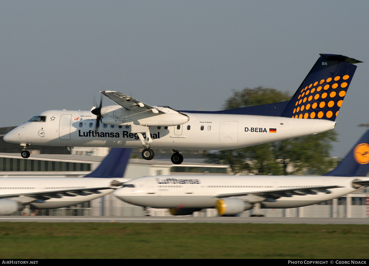 Aircraft Photo of D-BEBA | Bombardier DHC-8-314Q Dash 8 | Lufthansa Regional | AirHistory.net #36060
