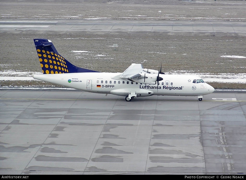 Aircraft Photo of D-BPPP | ATR ATR-42-500 | Lufthansa Regional | AirHistory.net #36069