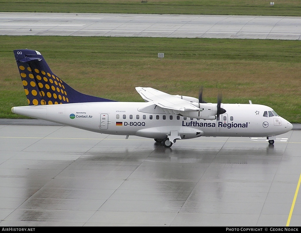 Aircraft Photo of D-BQQQ | ATR ATR-42-500 | Lufthansa Regional | AirHistory.net #36070