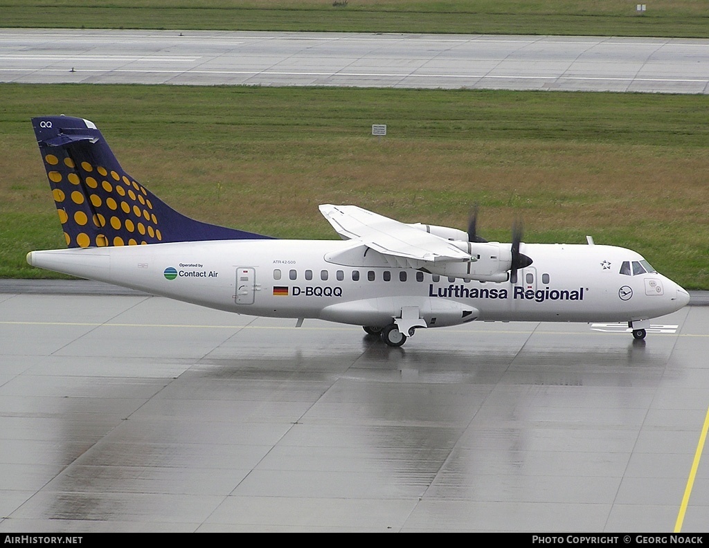 Aircraft Photo of D-BQQQ | ATR ATR-42-500 | Lufthansa Regional | AirHistory.net #36070