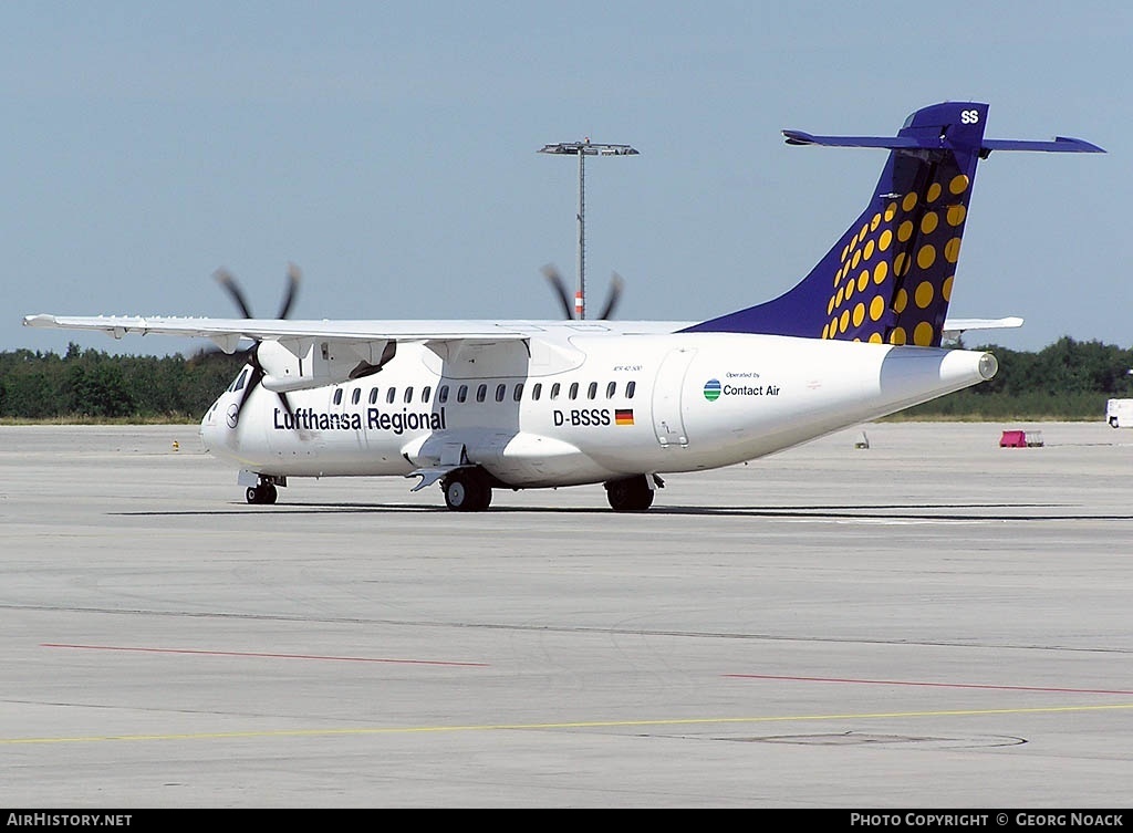 Aircraft Photo of D-BSSS | ATR ATR-42-500 | Lufthansa Regional | AirHistory.net #36072