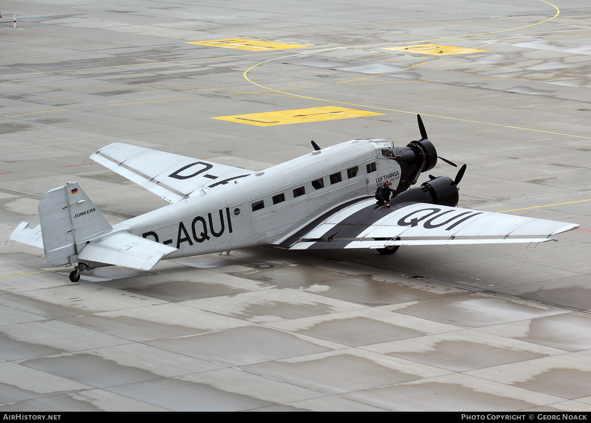 Aircraft Photo of D-CDLH / D-AQUI | Junkers Ju 52/3m g8e | Deutsche Luft Hansa | AirHistory.net #36080