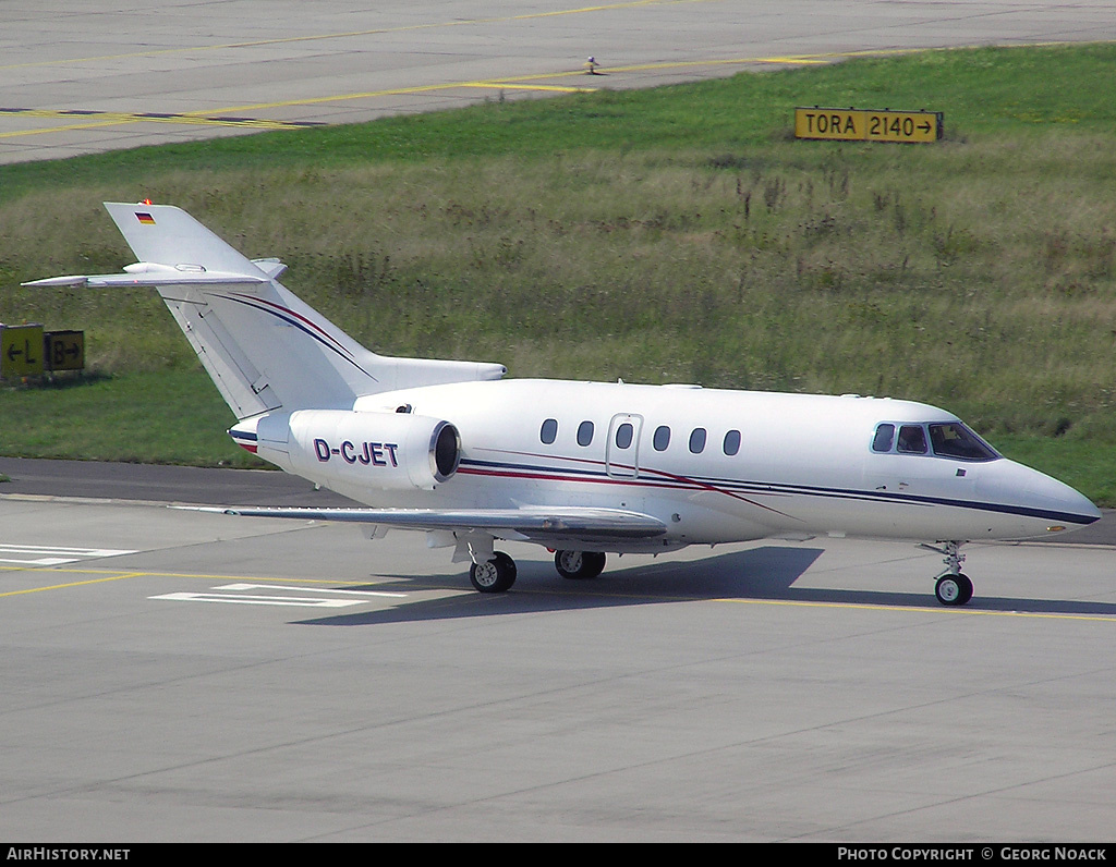 Aircraft Photo of D-CJET | Raytheon Hawker 800XP | AirHistory.net #36101