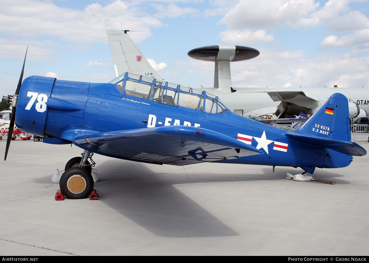 Aircraft Photo of D-FABE / 52-8578 | North American T-6J Harvard Mk IV | USA - Navy | AirHistory.net #36153