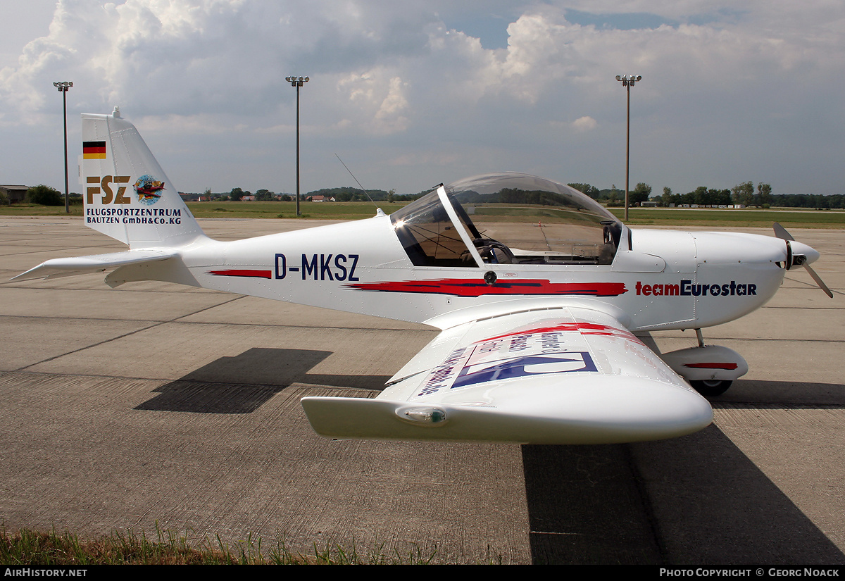 Aircraft Photo of D-MKSZ | Evektor-Aerotechnik EV-97 TeamEurostar | Flugsportzentrum Bautzen - FSZ | AirHistory.net #36218