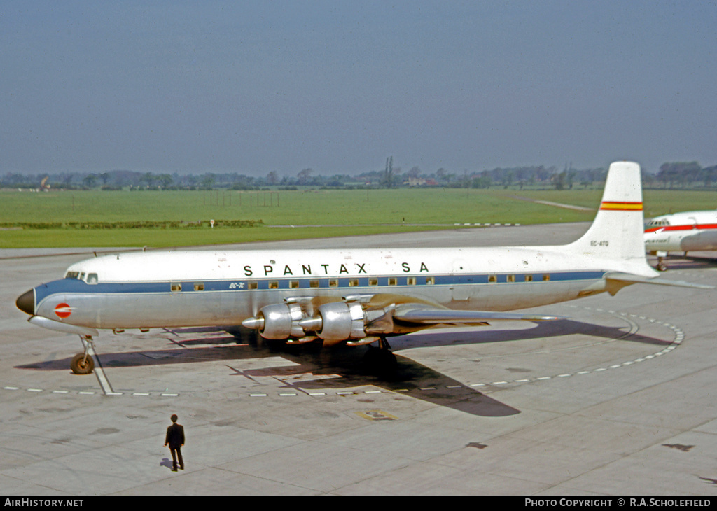 Aircraft Photo of EC-ATQ | Douglas DC-7C | Spantax | AirHistory.net #36223