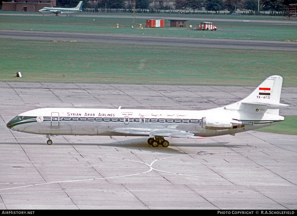 Aircraft Photo of YK-AFD | Sud SE-210 Caravelle 10B3 Super B | Syrian Arab Airlines | AirHistory.net #36228