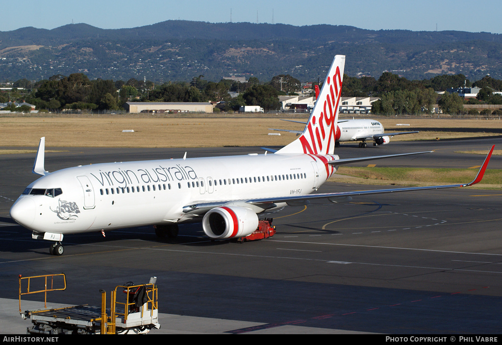 Aircraft Photo of VH-YFJ | Boeing 737-8FE | Virgin Australia Airlines | AirHistory.net #36270