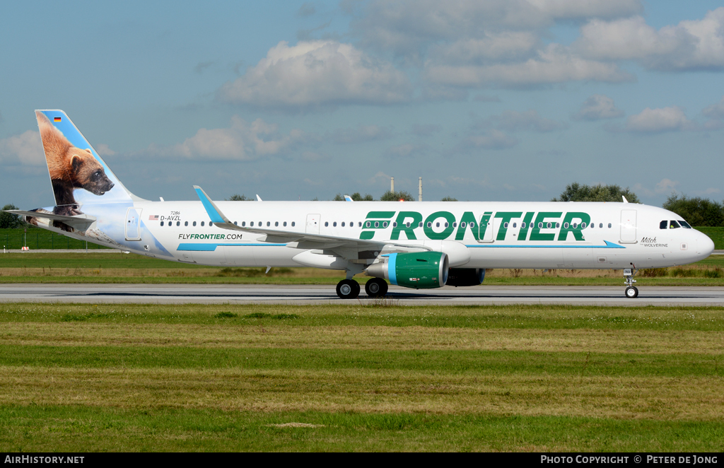 Aircraft Photo of D-AVZL | Airbus A321-211 | Frontier Airlines | AirHistory.net #36323