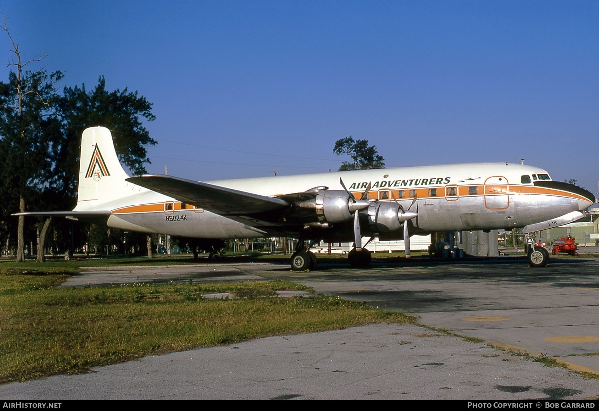 Aircraft Photo of N5024K | Douglas DC-6B | Air Adventurers | AirHistory.net #36327