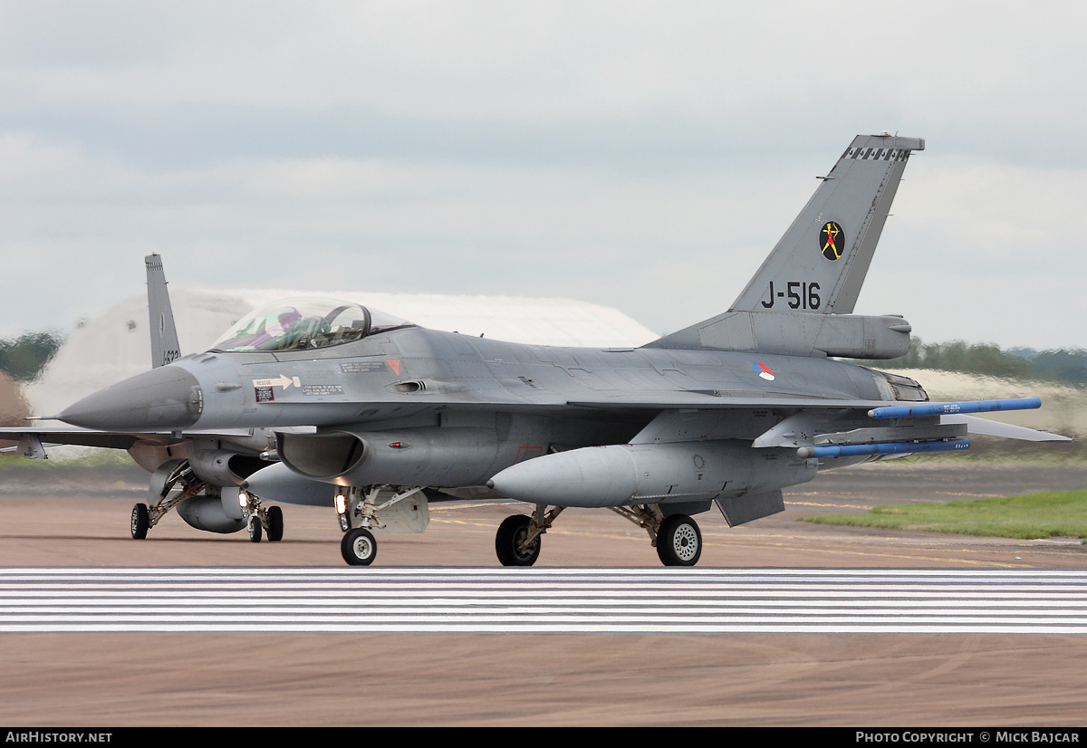 Aircraft Photo of J-516 | General Dynamics F-16AM Fighting Falcon | Netherlands - Air Force | AirHistory.net #36341