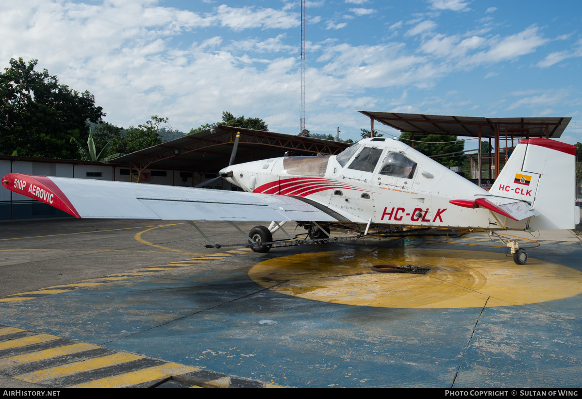 Aircraft Photo of HC-CLK | Thrush S2R-T34 Thrush 510P | Aerovic | AirHistory.net #36356